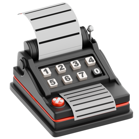 Cash Register  3D Icon