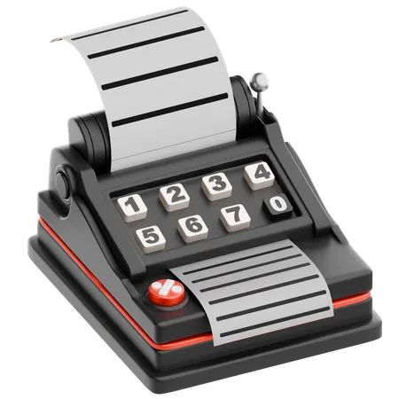 Cash Register  3D Icon