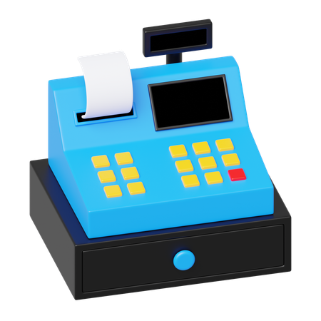 Cash Register  3D Icon