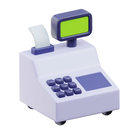 Cash Register  3D Icon