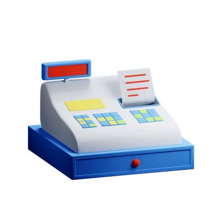 Cash Register  3D Icon