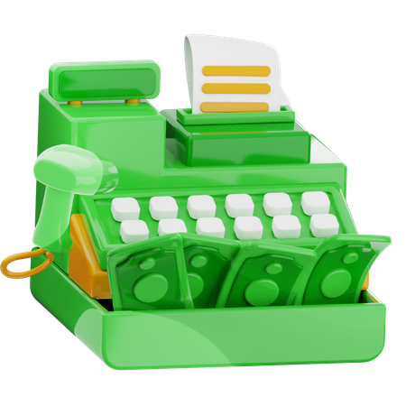 Cash Register  3D Icon