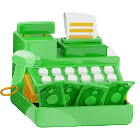 Cash Register  3D Icon