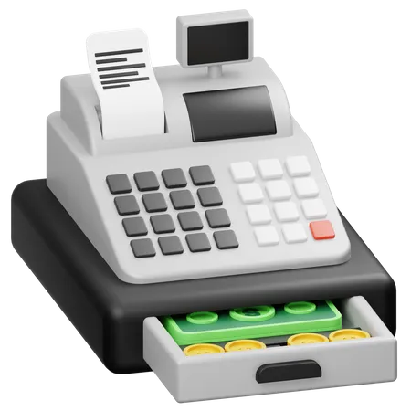 Cash Register  3D Icon