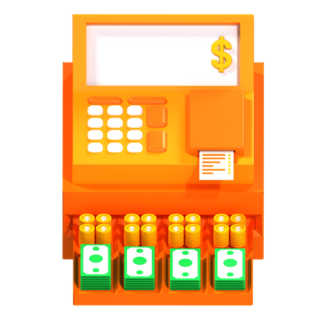 Cash Register  3D Icon