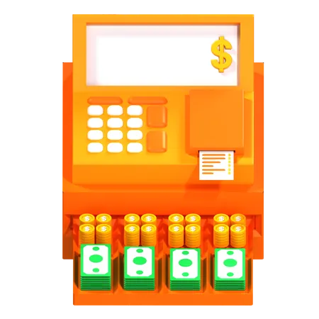 Cash Register  3D Icon