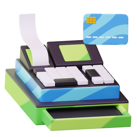 Cash Register  3D Icon