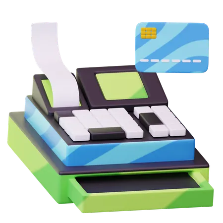 Cash Register  3D Icon