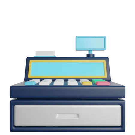 Cash Register  3D Icon