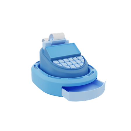 Cash Register  3D Icon