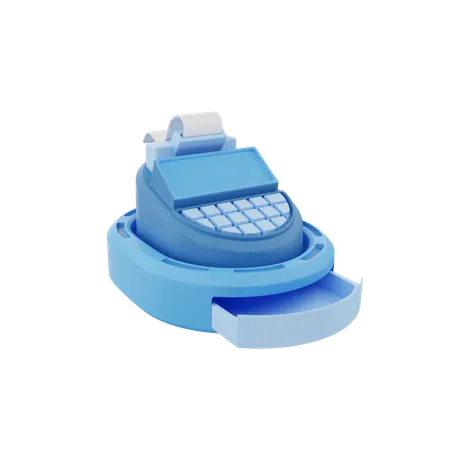 Cash Register  3D Icon