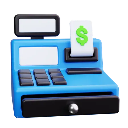 Cash Register  3D Icon