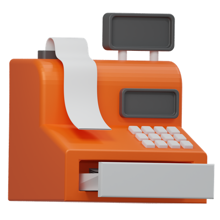 Cash Register  3D Icon