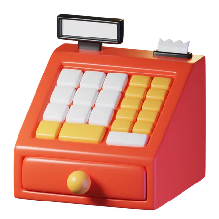 Cash Register  3D Icon