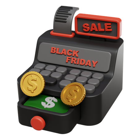 Cash Register  3D Icon