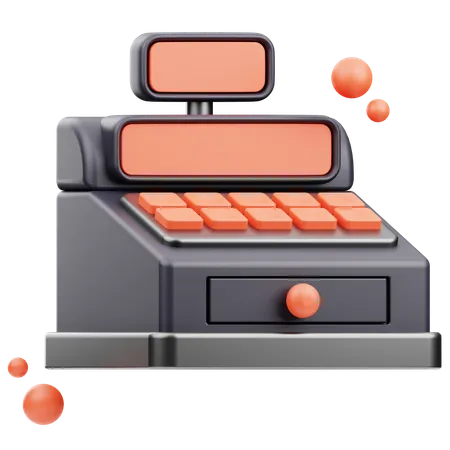 Cash Register  3D Icon