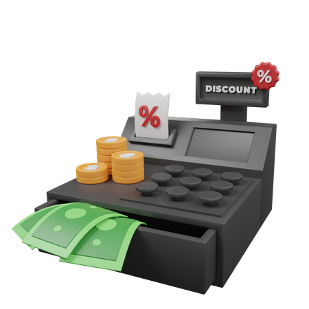 Cash Register  3D Icon