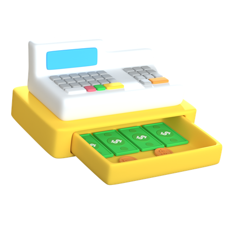 Cash Register  3D Icon