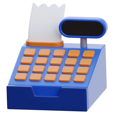 Cash Register  3D Icon