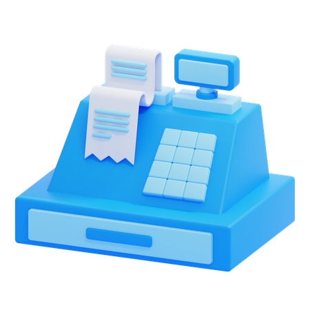 Cash Register  3D Icon