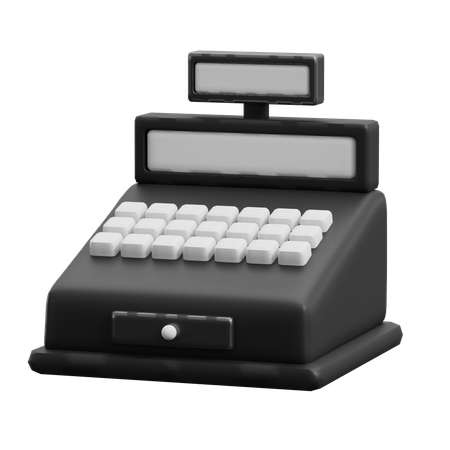 Cash Register  3D Icon