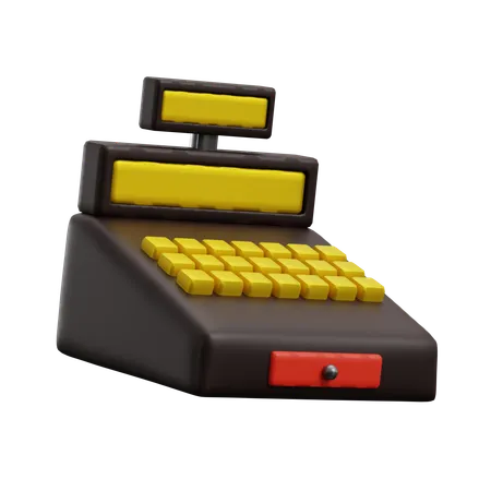 Cash Register  3D Icon