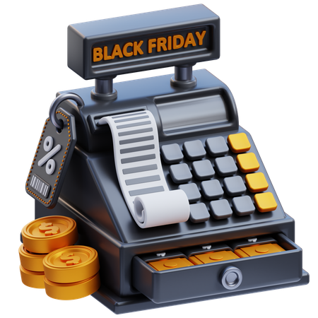 Cash Register  3D Icon