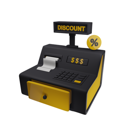 Cash Register  3D Icon