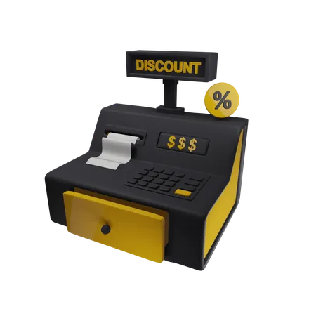 Cash Register  3D Icon