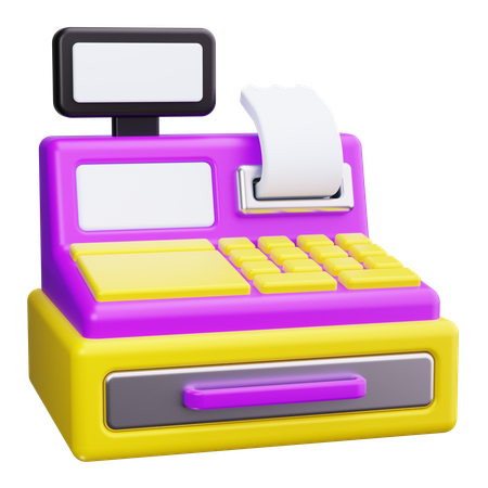 Cash Register  3D Icon