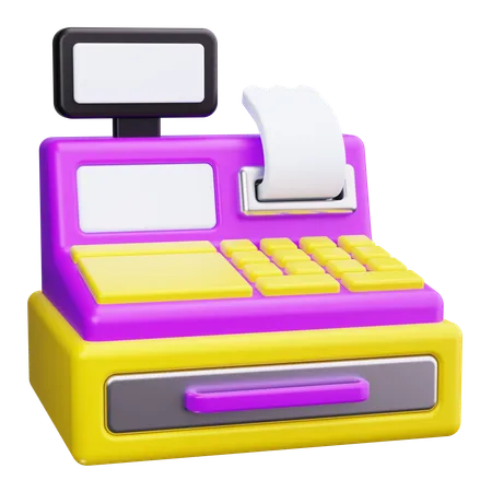 Cash Register  3D Icon