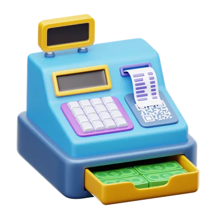 Cash Register  3D Icon