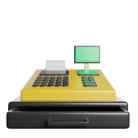 Cash Register  3D Icon