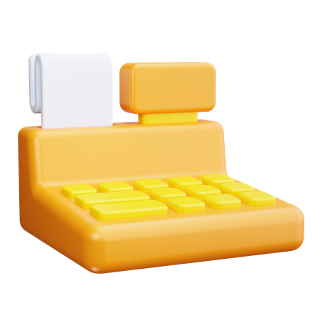 Cash Register  3D Icon