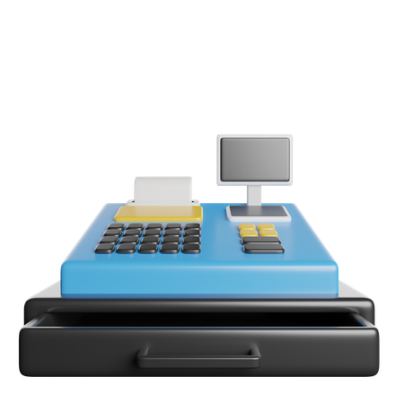 Cash Register  3D Icon