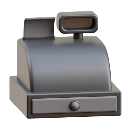 Cash Register  3D Icon