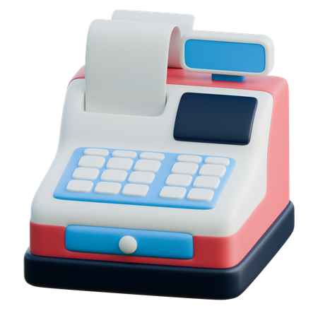 Cash Register  3D Icon