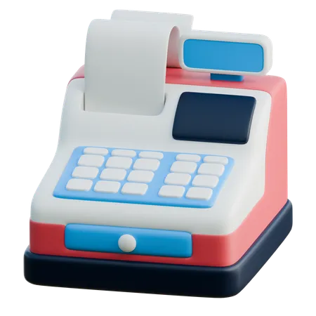 Cash Register  3D Icon