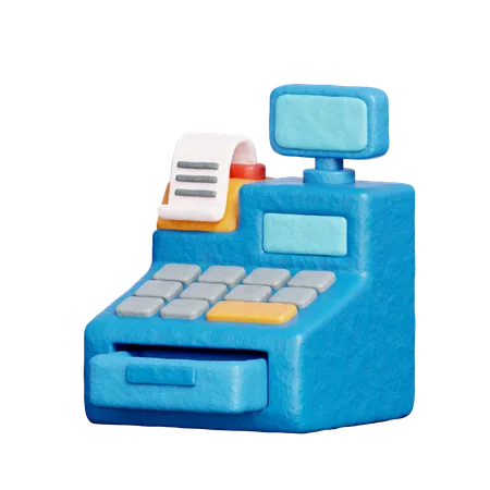 Cash Register  3D Icon