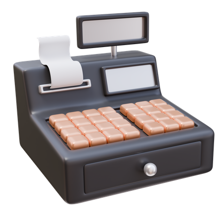 Cash Register  3D Icon