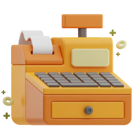 Cash Register  3D Icon