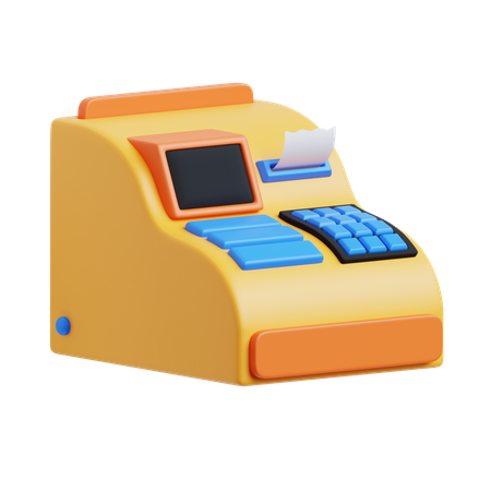 Cash Register  3D Icon