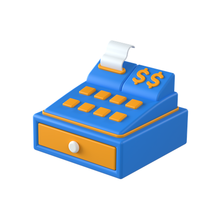 Cash Register  3D Icon