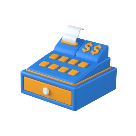 Cash Register  3D Icon