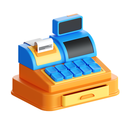 Cash Register  3D Icon