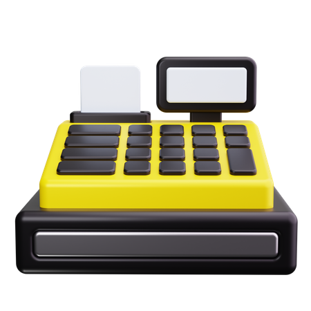 Cash Register  3D Icon