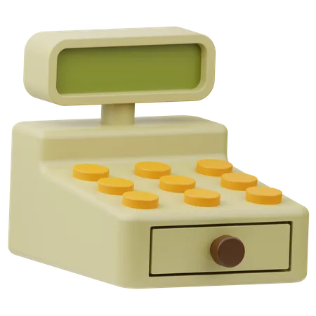 Cash Register  3D Icon