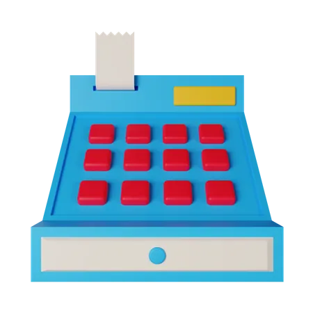 Cash Register  3D Icon