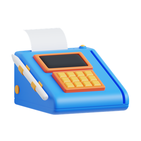 Cash Register  3D Icon