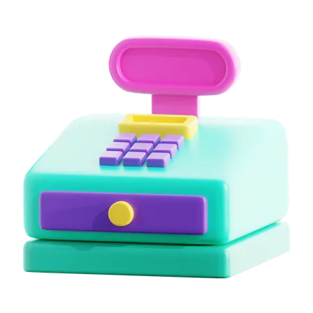 Cash Register  3D Icon